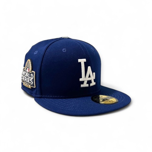 Los Angeles Dodgers Mütze 2024 World Series Side Patch New Era Fitted LA Royal Hat