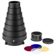 Flashpoint Snoot Kit for Bowens Mount Strobes
