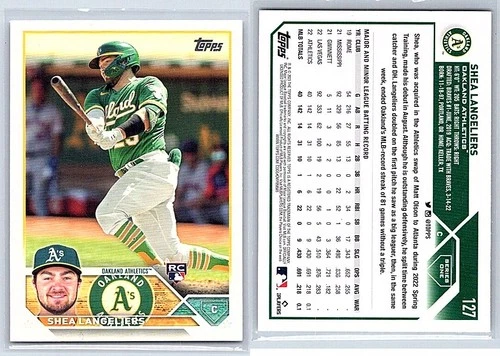 Shea Langeliers 2023 Topps Shea Langeliers #127 Rookie