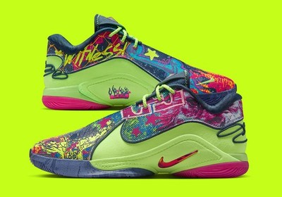 Nike LeBron XXII 22 BW Bryce's World Blustery Fireberry Nby HV8451