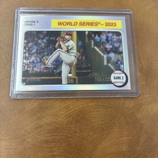 2024 Topps Heritage High Number World Series Highlights Merrill Kelly #462 /225