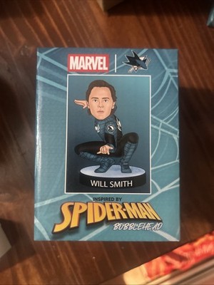 San Jose Sharks Will Smith Spider Man Bobblehead Promo Giveaway 4