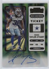 2022 Contenders Rookie Ticket Wild Card Round Isaac Taylor-Stuart #289 Auto 0hj7