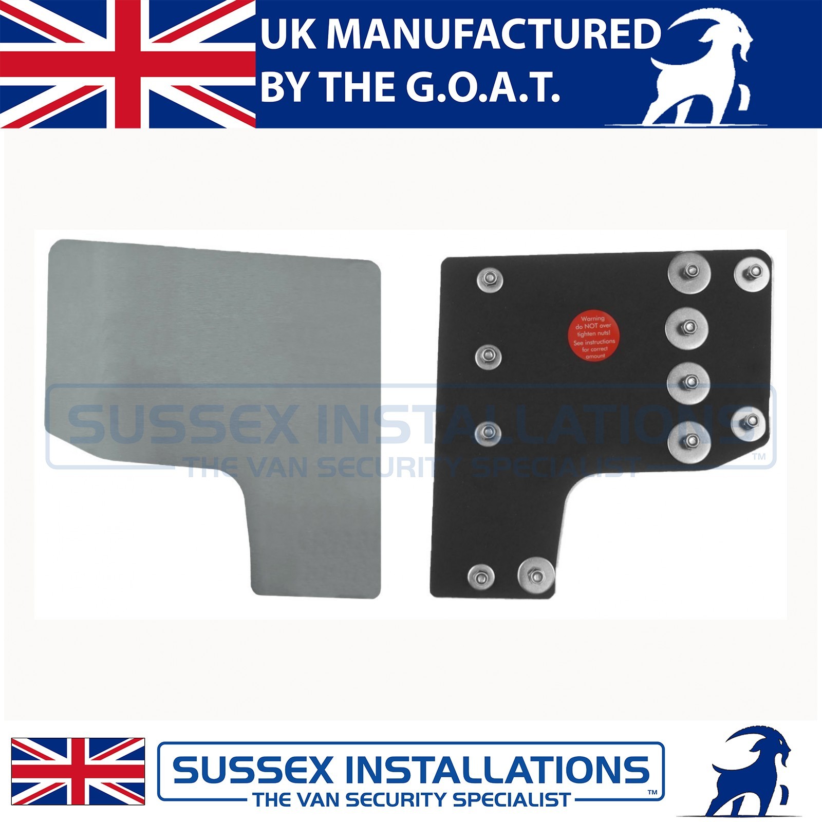 For Fiat Talento (2016-2022) Rear Barn Door Large External Repair Shield Brushed
