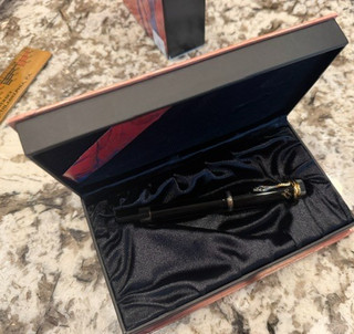 MONTBLANC AGATHA CHRISTIE FOUNTAIN PEN VERMEIL GERMANY 28614 LIMITED 18K 925