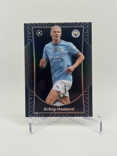 Erling Haaland 2024-25 Topps Chrome UEFA UCC Shadow Etch #SE-10 Case Hit SP
