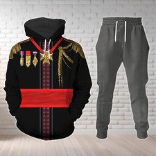 Halloween King Agnarr Cosplay Costume, Frozen Movie Characters Hoodie Joggers,