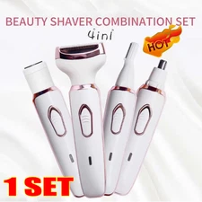 4-in-1 Electric Razors for Women Ladies Bikini Area Shaver Multifunction Trimmer