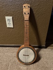 Pre-War 1930s Banjo Ukulele Chicago Made 4 String Banjolele Folk 21”