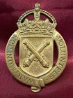 WW1 War Munitions Volunteer Fire Gilt Lapel Badge JR Gaunt & Sons