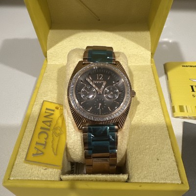 Invicta Wildflower Women's 38mm Rose Gold Crystals Multi-Function Watch 23463