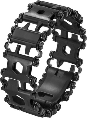 Stainless Steel Tool Bracelet for Men Compatible with LEATHERMAN TREAD and Watch