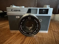 Canon Canonet QL19 35mm Rangefinder Film Camera 45mm f/1.9 Vintage Untested