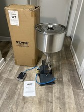 VEVOR Pneumatic Liquid Paste Filling 5-50ml Stainless Steel with Foot Pedal