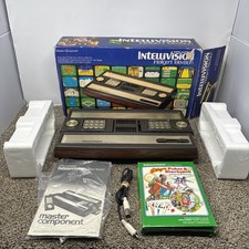 Intellivision Video Game console Tested Working Vintage Bundle IN BOX CIB TESTED