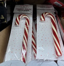 2 Packs Trader Joe's Handmade Candy Cane With Cocoa Creme Filled Center LIMITED