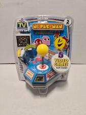 Ms. Pac-Man 5 in Plug  Play TV Game Jakks Pacific Namco 2006 New 