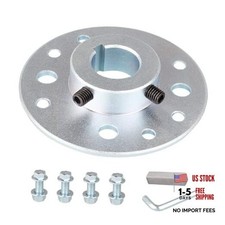 Rear Steel Sprocket Drum Brake Hub Adapter 1" Bore 1/4" Keyway Replacement