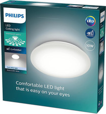 Philips Moire LED CL200 Ceiling Light round 10W Cool White Light White