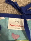 HANNA ANDERSSON Blue Yellow White Floral Pillowcase Dress Ties size 130 (8) — photo 2