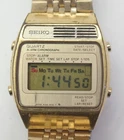 Vtg 1970's Men's SEIKO A159-4000-G Digital watch W/ New battery works great