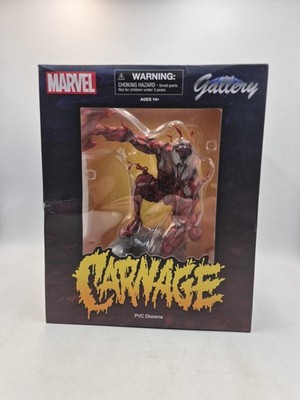 Carnage Marvel Gallery Diamond Select PVC Diorama Statue 9  NIB Read & See Pics 