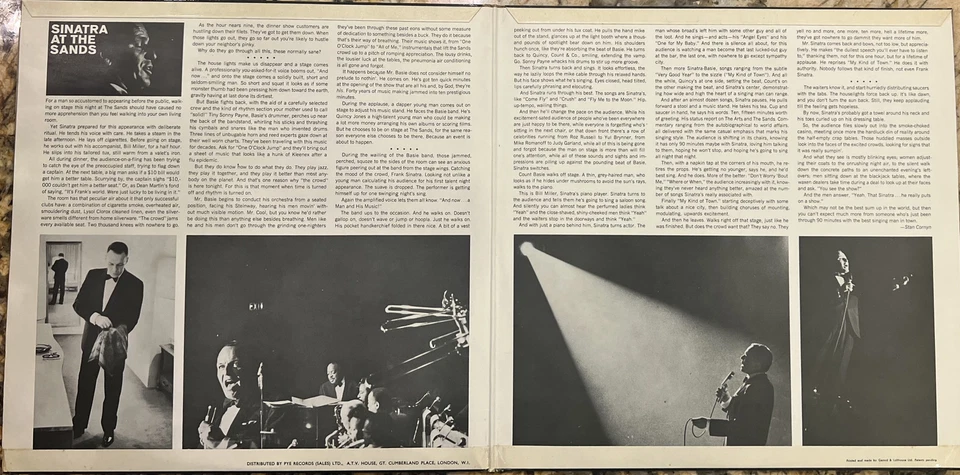 Sinatra Sands UK 1st press Tricolor Reprise "Serious Face" . RSLP 1019 Stereo - Image 4 of 4