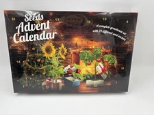 NEW SEEDS Advent Calendar With Complete Growhouse Set 24 PACKS GARDEN