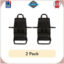 SafeFit 2-in-1 Car Backseat and Stroller Organizer 2 Pack Black