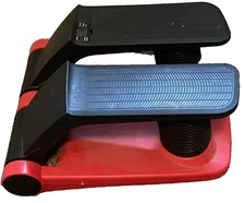 Air Climber Fitness Stepper Red and Black Exercise Machine Resistance Band Safe