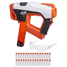 Nerf Pro Sender Half-Length Semi Auto Dart Blaster, 30 Nerf Pro Half-Length Dart