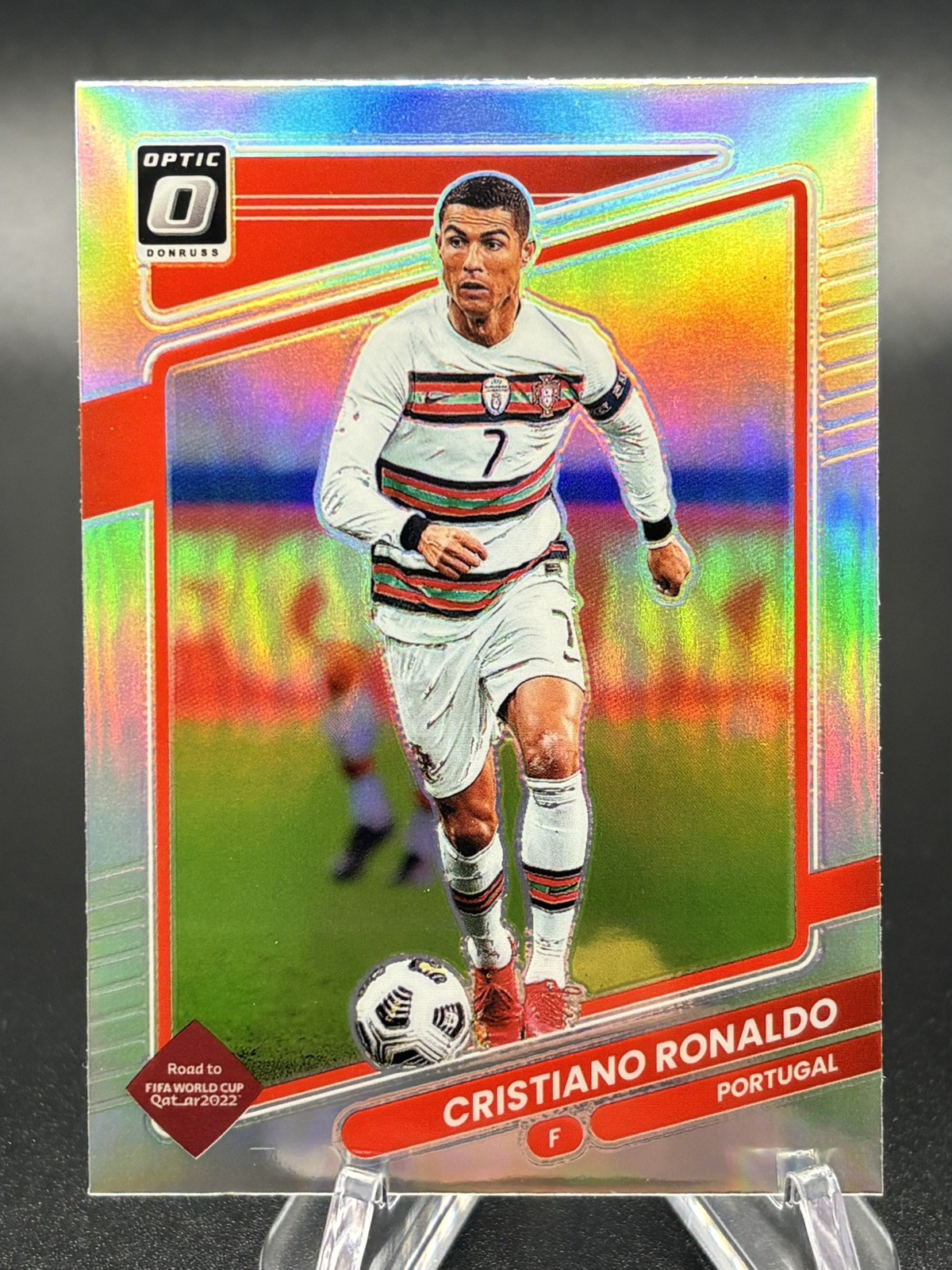 2021-22 Donruss #116 Cristiano Ronaldo Optic Holo