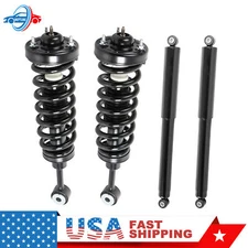 4Pcs Front + Rear Shock Struts For 2004-2008 Ford F150 06-08 Lincoln Mark LT 4WD