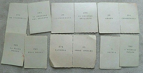 LOTTO DI 12 FIGURINE ANNI 40-50 COME DA FOTO - Foto 2 di 2