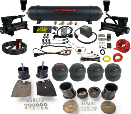 Level Ride Air Suspension Pressure Only Kit Complete Bolt Black Fits Buick 61-64