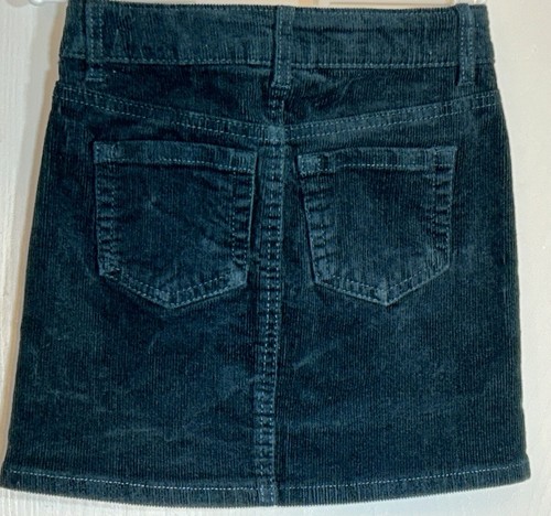 Art Class Little Girl's 6x Skirt Green Corduroy Adjustable Waist Zipper Snap EUC - Picture 10 of 10