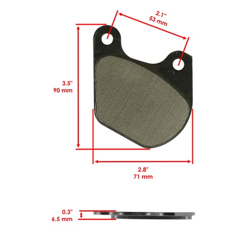 Brake Pads for Harley Davidson Xls 1000 Roadster 1979 1980 1981 Front Rear Pads - Picture 2 of 7