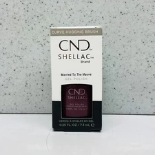 CND Shellac UV LED Gel Nail Polish - Married to Mauve - 0.25 oz - #91760