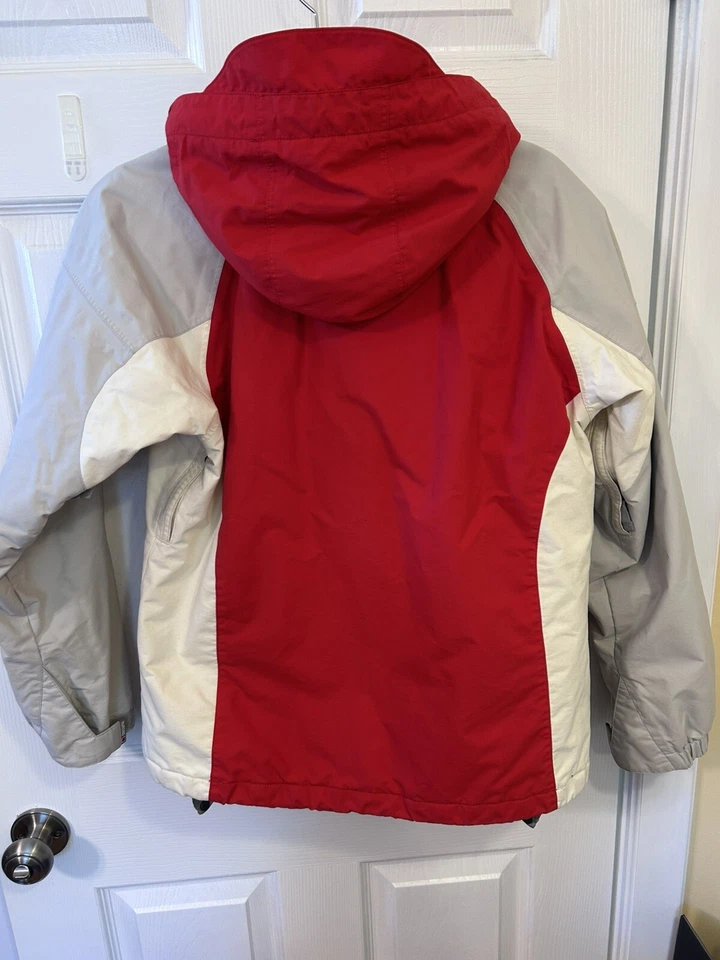 Chaqueta de Snowboard Burton Talla Pequeña #26902 Rojo/Blanco/Gris Colorblock Usada Foto 2 de 4