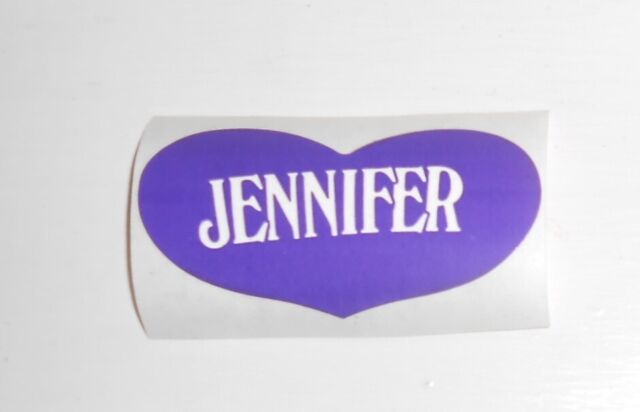 Jennifer Sticker 2.5x1.5 (Purple Heart)