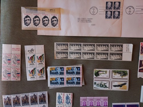 Assorted US Postage Stamps circa 1960's & 1970's - Picture 2 of 7