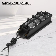 12V Ceramic Heater Solar Greenhouse Heater Aluminum  Ceramic Air Heater 50W