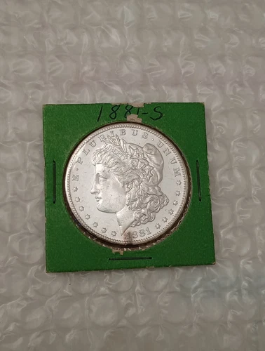 USA $1 Dollar , Morgan Silver Dollar 1881-S. MS