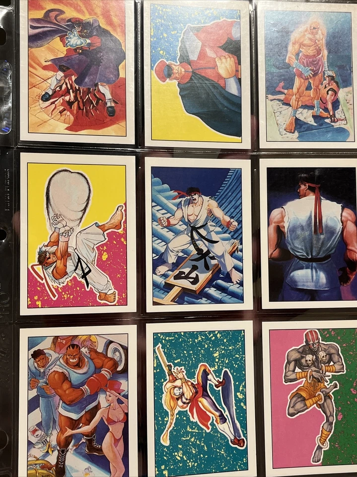 1993 Topps Street Fighter 2 Complete 88 Card Set + 11 Stickers + 4 Foil Chase! - Image 4 of 4