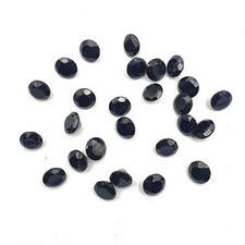 Natural Black Spinel Round Cut Loose Gemstone lot 56 Pcs 7 MM 100 CT