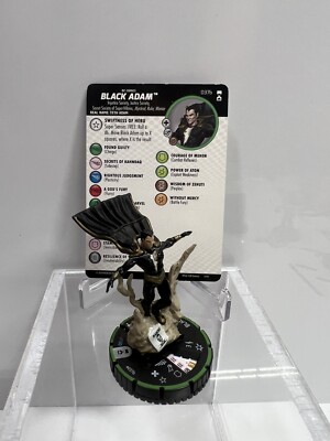 DC Heroclix Black Adam Prime 037b Rare Rebirth With Card