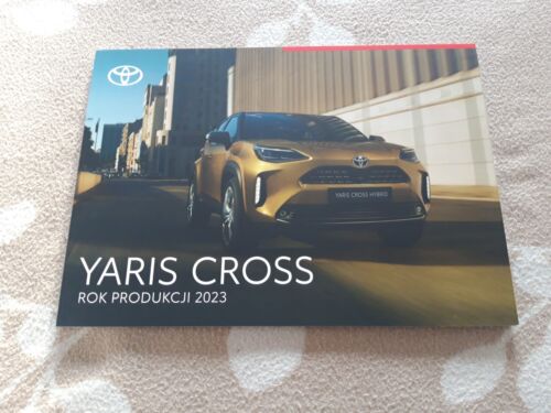 2023 Toyota Yaris CROSS vollständige Broschüre Prospekt Katalog POLNISCH 64 Seiten RAR - Bild 1 von 1