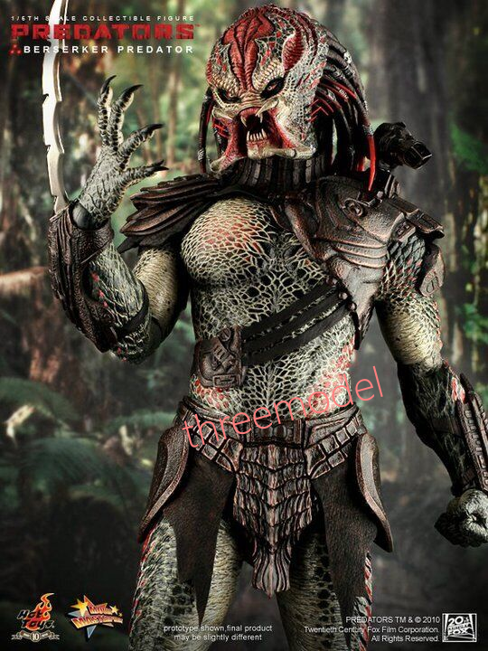 Hot Toys MMS130 1/6 Predator Berserk Predator Lion Face Predator