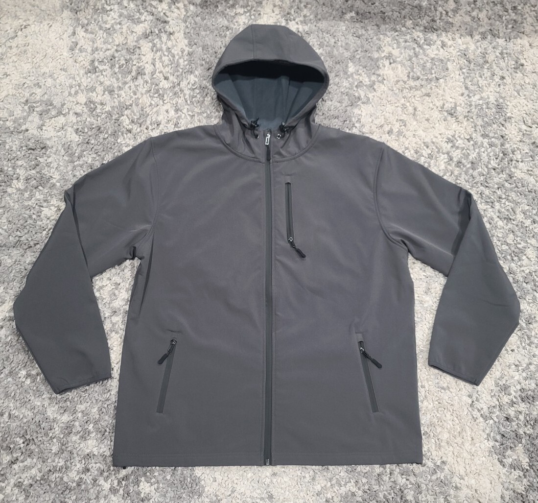 NWOT Independent Trading Poly-Tech Softshell Jacket Full Zip