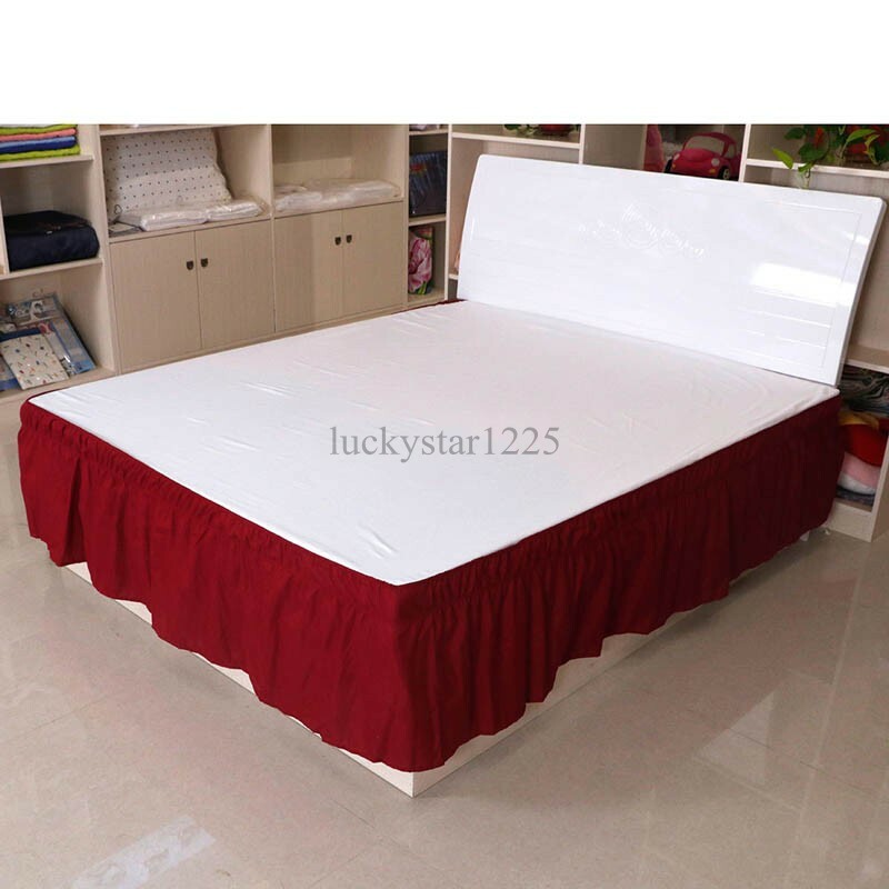 Bedroom Bed Skirt / Valance Without Surface PolyCotton Single Double